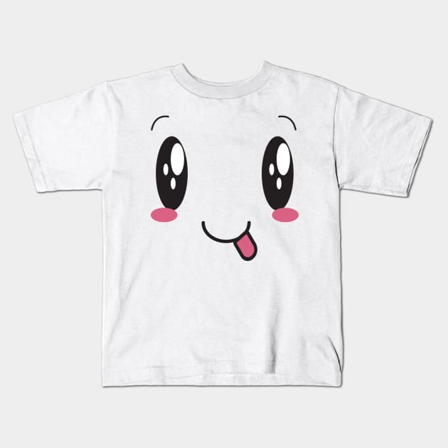 smile-face-anime Kids T-Shirt by Ham.x